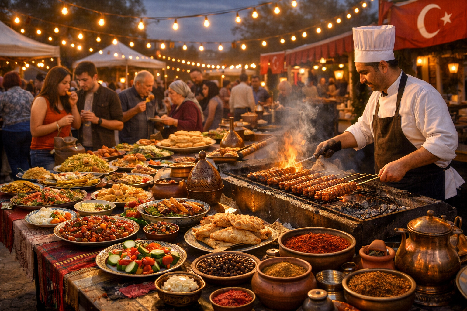 Turkiye gastronomi festivali ve yerel lezzetler