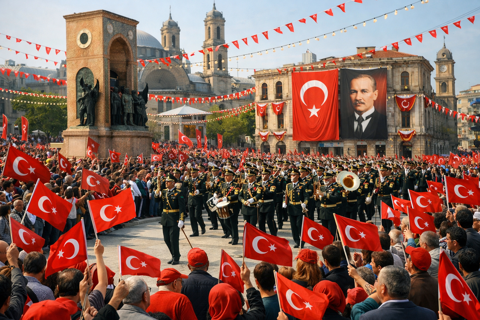 Geleneksel Turk kutlama toreni